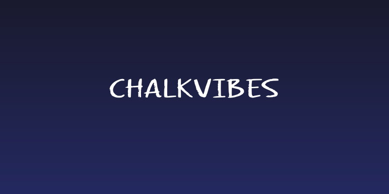 Chalkvibes Social Header