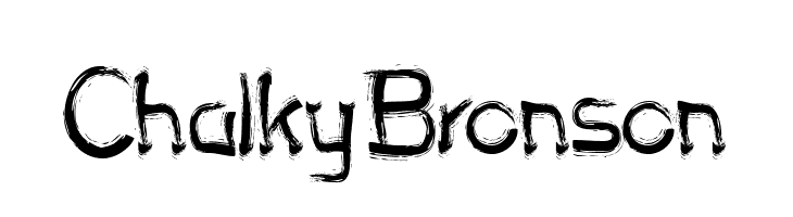 Chalky Bronson  les polices de caractères gratuit tlcharger
