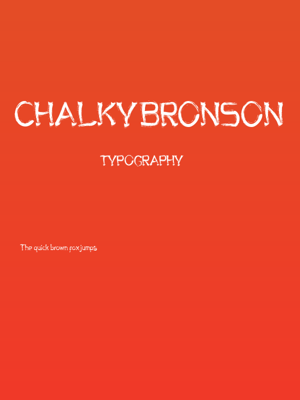 Chalky Bronson Poster