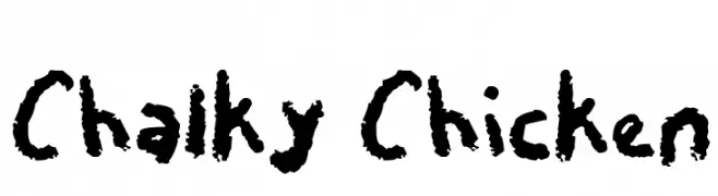 Chalky Chicken  Descarca Fonturi Gratis