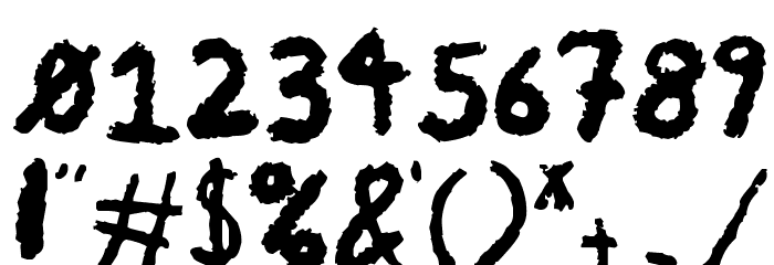 Chalky Chicken Font OTHER CHARS