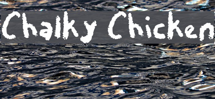 Chalky Chicken Font examples