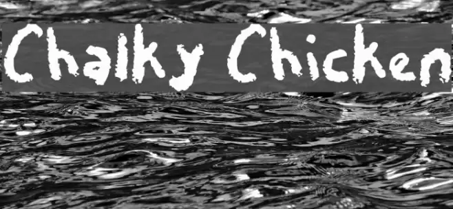 Chalky Chicken Font examples