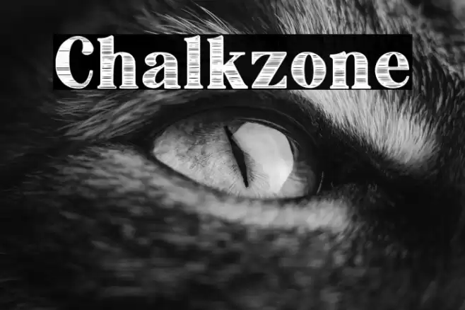 Chalkzone Font examples