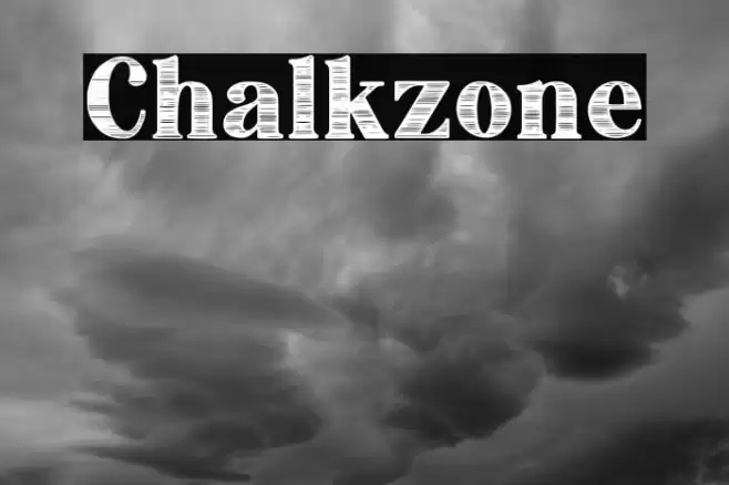 Chalkzone Font examples