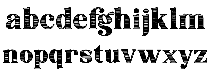Chalkzone Font LOWERCASE