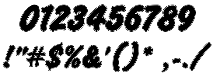 Challenge Contour Font OTHER CHARS