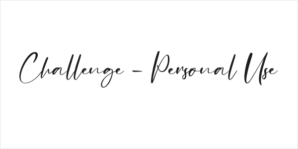 Challenge - Personal Use Logo