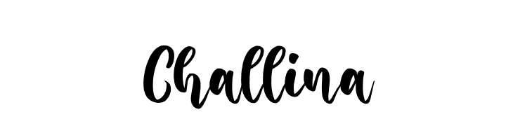 Challina  नि: शुल्क फ़ॉन्ट्स डाउनलोड