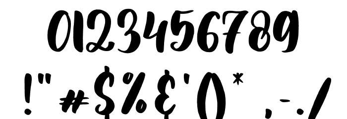 Challina Font OTHER CHARS