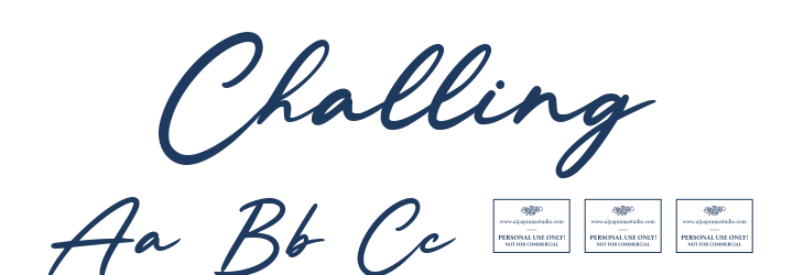 Challing Font Preview