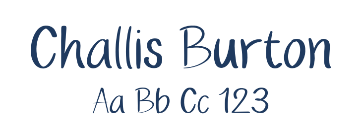 Challis Burton Font Preview