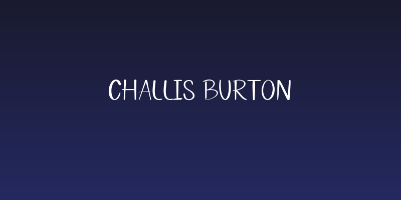 Challis Burton Social Header