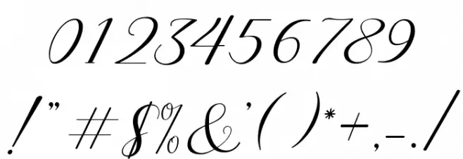 Challista Font OTHER CHARS