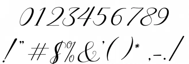 Challista Font OTHER CHARS