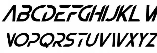 Chambers Italic Schriftart Groß