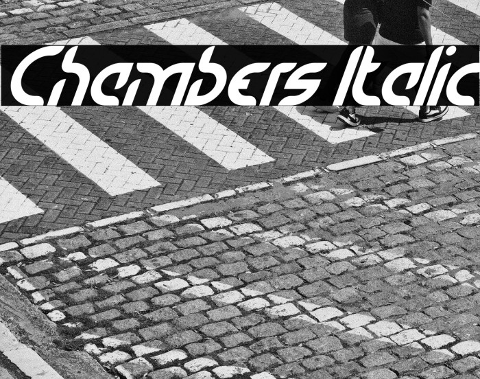 Chambers Italic Example 1