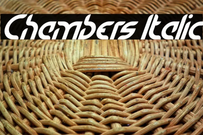 Chambers Italic Example 2