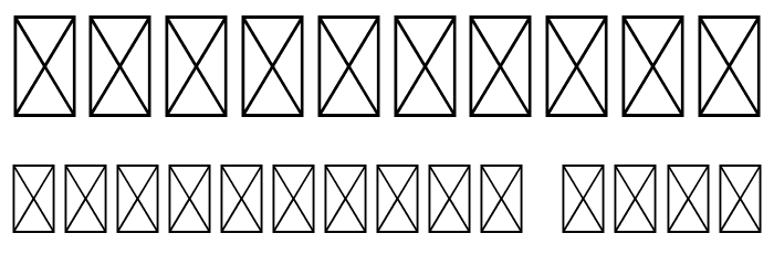Chameetademo Font OTHER CHARS