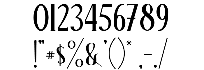 Chameleon Font OTHER CHARS