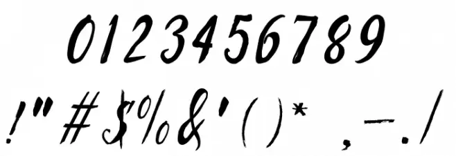 Chameleon Font OTHER CHARS