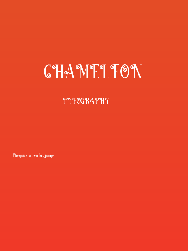 Chameleon Poster