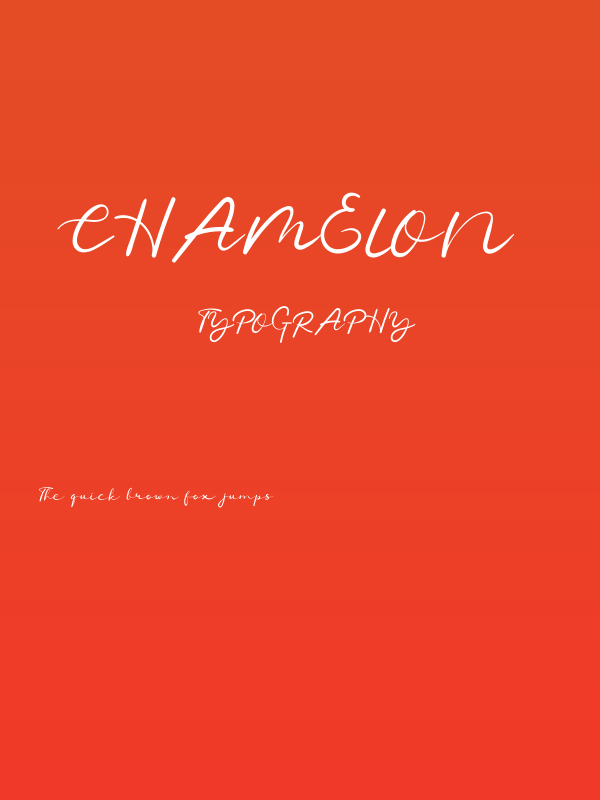 Chamelon Poster