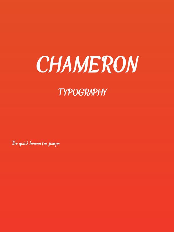 Chameron Poster