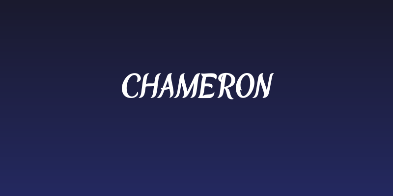 Chameron Social Header