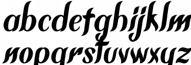 Chameron Fonte MINÚSCULAS