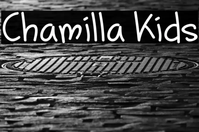 Chamilla Kids Шрифта examples