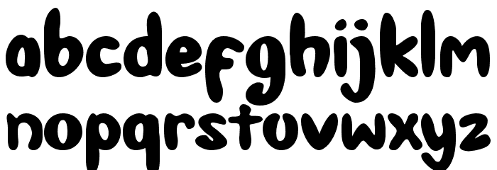 Chamoeflashe Font LOWERCASE
