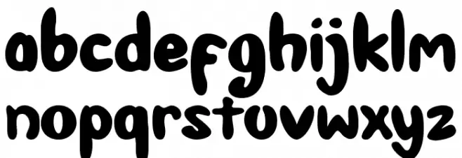 Chamoeflashe Font LOWERCASE
