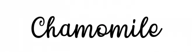 Chamomile  Frei Schriftart Herunterladen