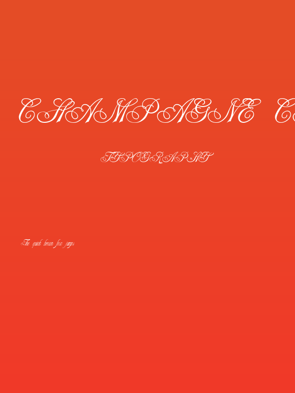 Champagne Cyrillic Poster