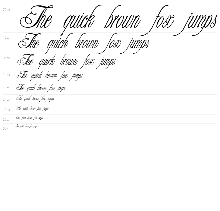 Champagne Cyrillic Waterfall