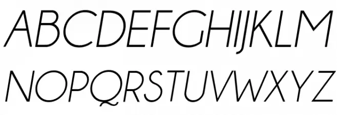 Champagne & Limousines Italic Fuentes MAYÚSCULAS