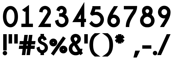 Champagne & Limousines Thick Bold Font OTHER CHARS