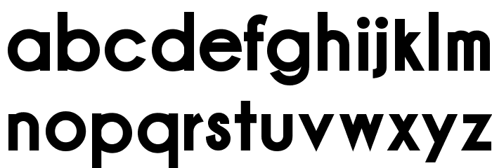 Champagne & Limousines Thick Bold Font LOWERCASE