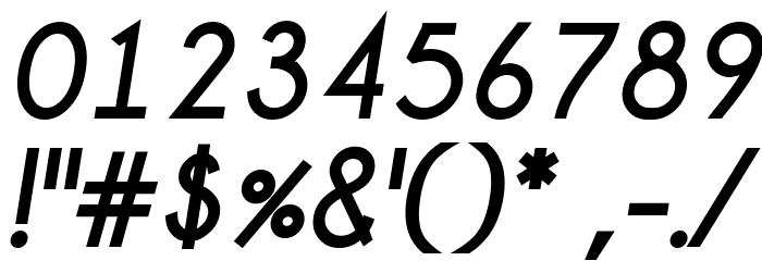 Champagne & Limousines Thick Italic Font OTHER CHARS