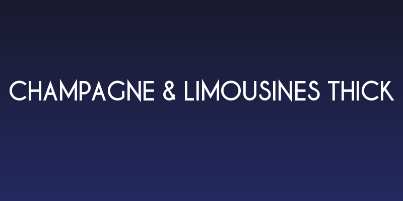 Champagne & Limousines Thick Social Header