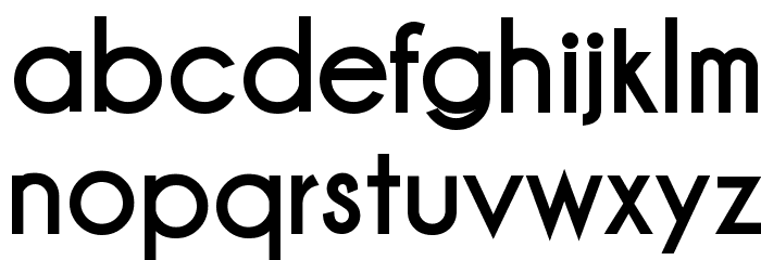 Champagne & Limousines Thick Font LOWERCASE