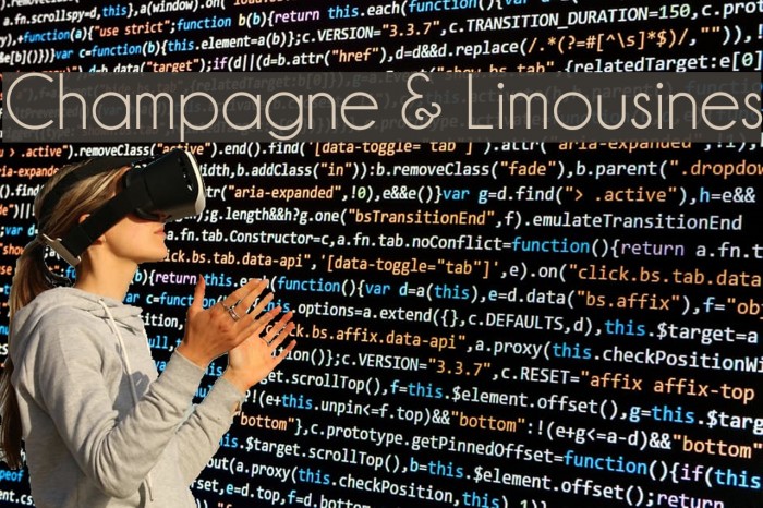 Champagne & Limousines Font examples