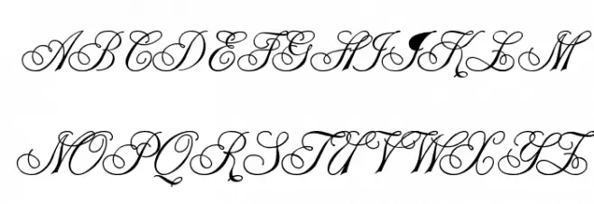 Champagne Font UPPERCASE