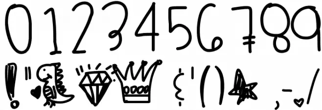 ChampagneSippin Font OTHER CHARS