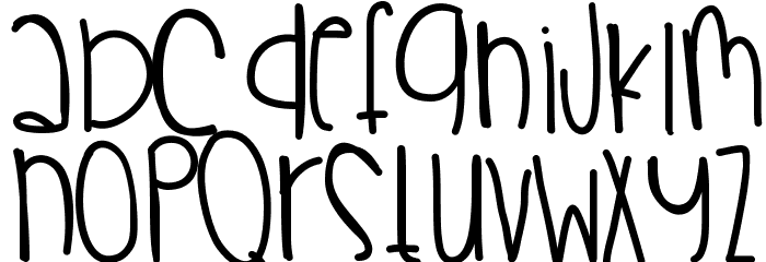 ChampagneSippin Font LOWERCASE