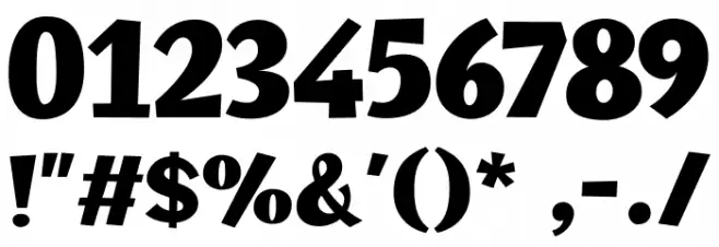 Champigna-Black Font OTHER CHARS