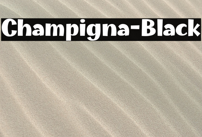 Champigna-Black Example 1