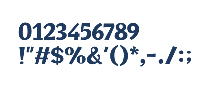 Champigna-Bold Other Characters