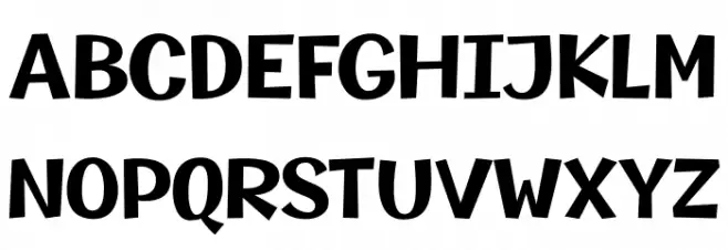 Champigna-Bold Font UPPERCASE